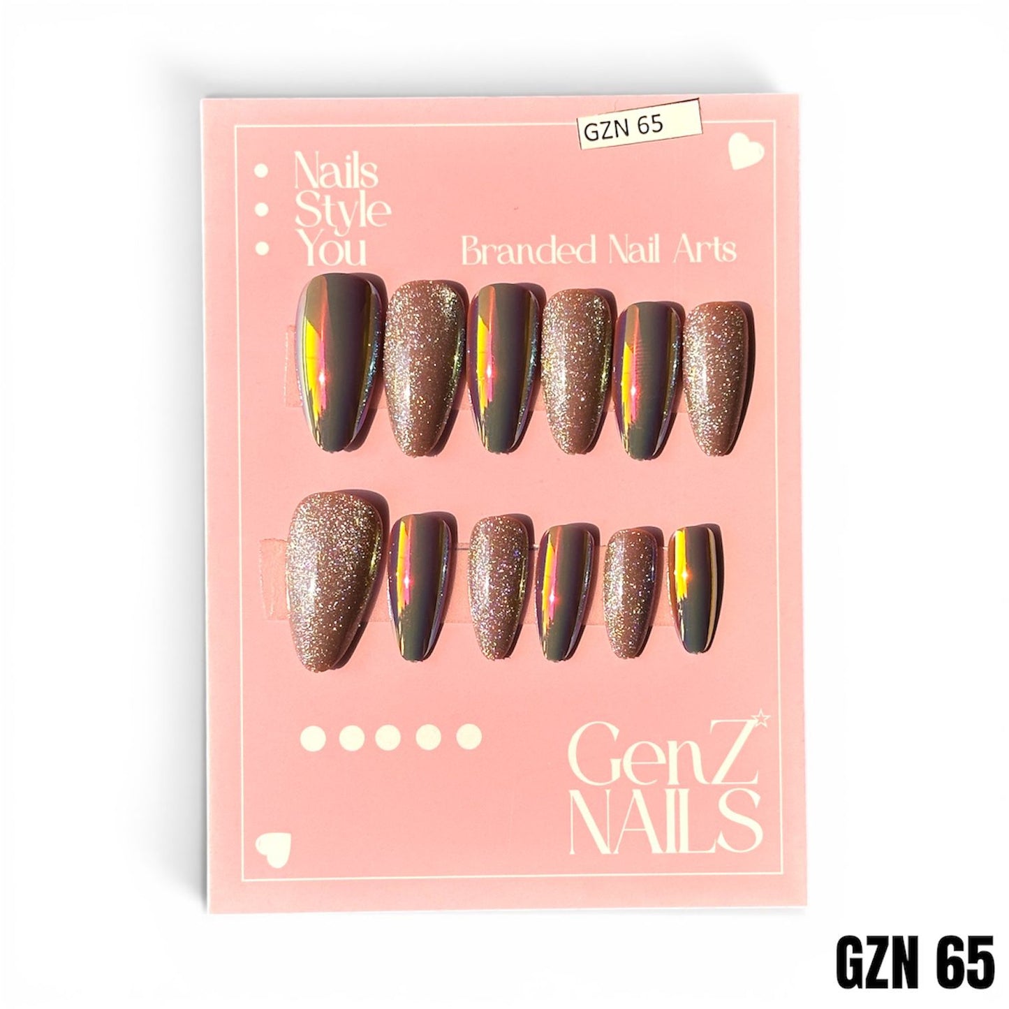 Velvet Vogue - Nails Pack of 12 - GZN 65