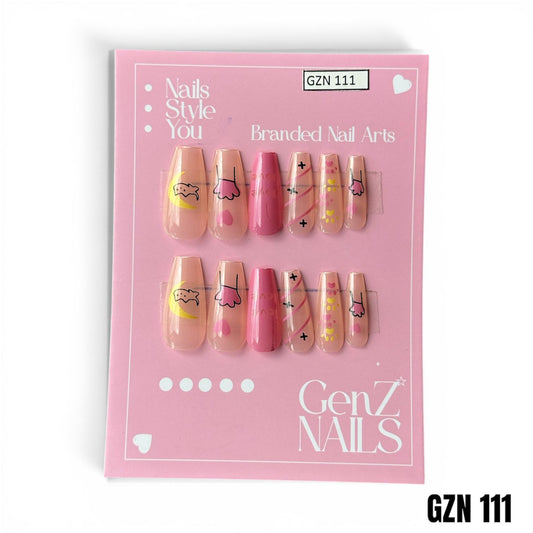 Kawaii Dreamscape - Nails Pack of 12 - GZN 111