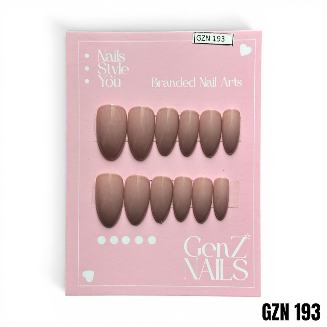 Soft Sandstone Glaze - Nails Pack of 12 - GZN 193