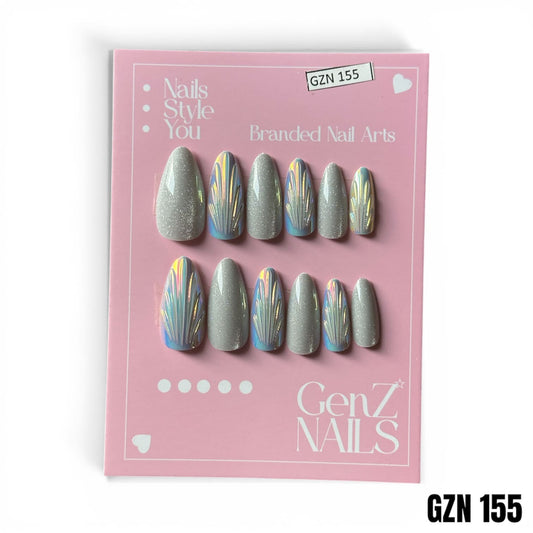 Sage Mint Shell - Nails Pack of 12 - GZN 155