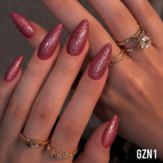 RoseTips Nails Pack of 12 - GZN 1