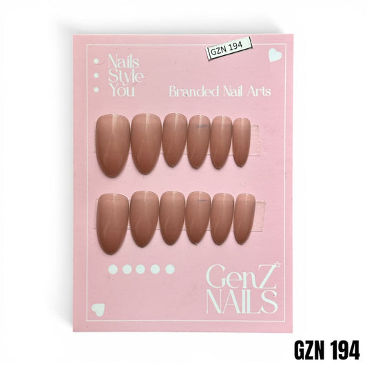 Warm Peach Nectar - Nails Pack of 12 - GZN 194