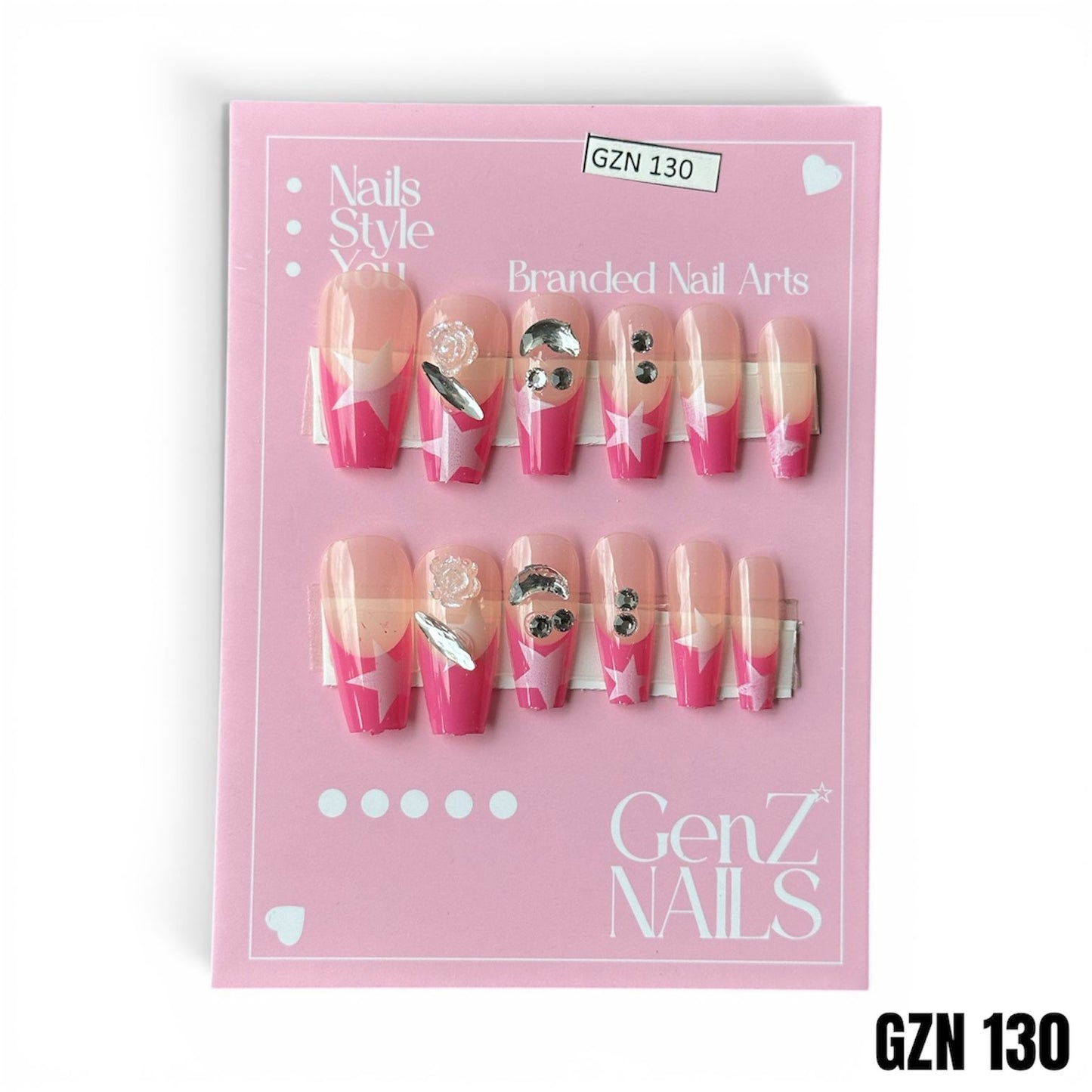 Neon Star Empress - Nails Pack of 12 - GZN 130
