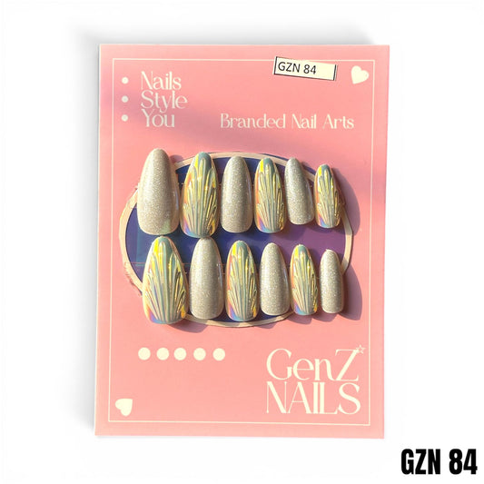 Starlight Frost Radiance - Nails Pack of 12 - GZN 84