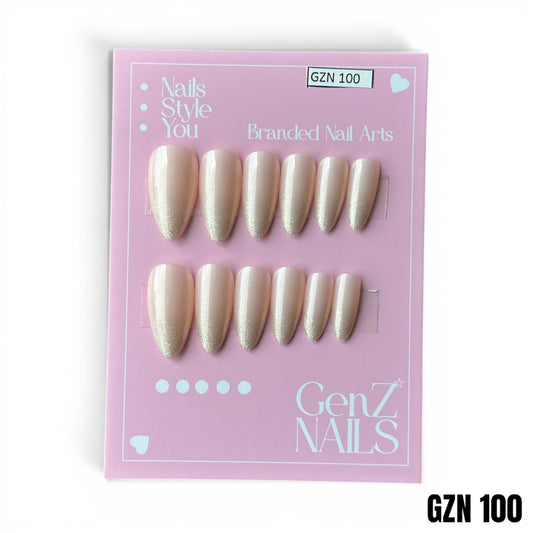 Chocolate Mocha French - Nails Pack of 12 - GZN 100