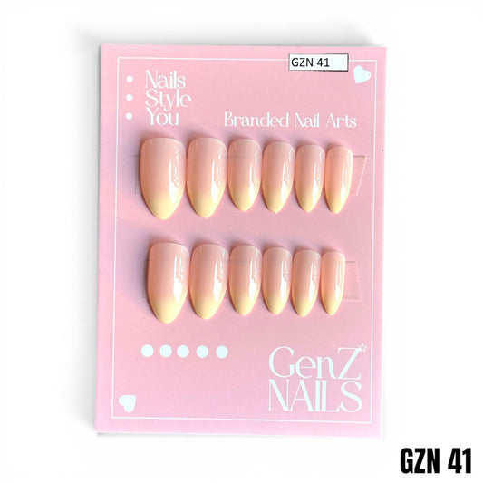 Sun-Kissed Sorbet Stiletto - Nails Pack of 12 - GZN 41