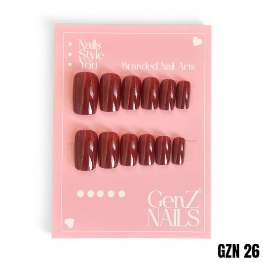 Chocolate Chrome Nails Pack of 12 - GZN 26