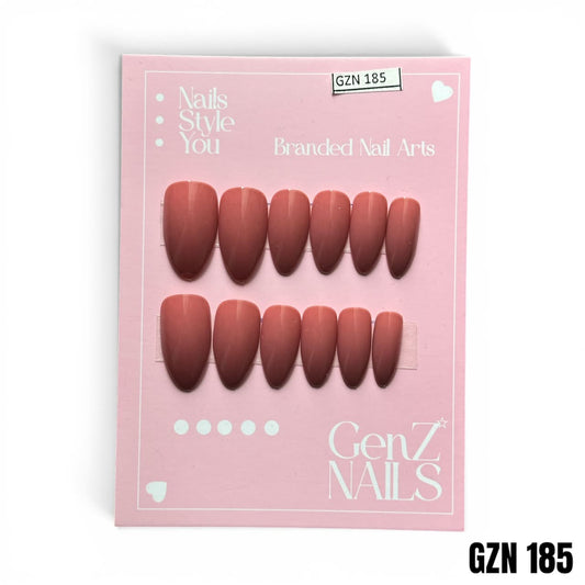 Dusty Rose Radiance - Nails Pack of 12 - GZN 185