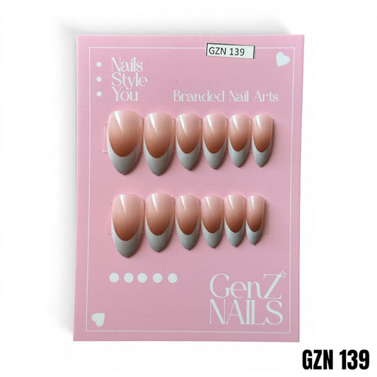 Warm Cocoa French - Nails Pack of 12 - GZN 139