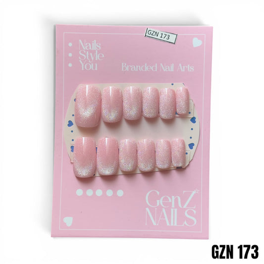 Rose Quartz Velvet - Nails Pack of 12 - GZN 173