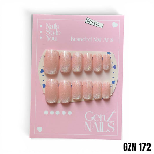 Blush Velvet - Nails Pack of 12 - GZN 172