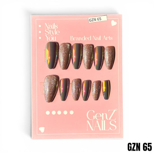 Velvet Vogue - Nails Pack of 12 - GZN 65